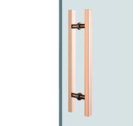 Heavy Duty 50cm Modern Glass Door Handle Stylish Push Pull Barn Handle for Office Shop and Outdoor Entrances Durable Commercial Grade Design