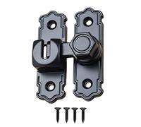 Heavy Duty 90/180 grados cerradura de bloqueo de zapato deslizante con diseño de seguridad reforzado Fácil instalación para puerta de granero sin pestillo de puerta antirrobo