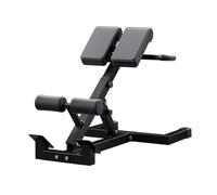 Heavy-Duty Adjustable Roman Chair Versatile Back Hyperextension Extension Roman Bench Abs Exerciser Leg Strength Trainer For Home Gym 5 Height Adjustable 330lbs Capacity