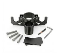 Heavy Duty Aluminum Trailer Chain Holder with 7 Way Plug Holder, Anti-Rust Towing Chain Organizer for 2" & 2-1/4" Tongue Jack, Prevents Wire Dragging & Water Damage, RV Camper Towing Accessories