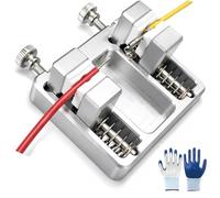 Heavy-Duty Aluminum Welding Clamp，Welding Soldering Station Wire Clamp ，Soldering Clamps, Made of 6061 Aluminum Alloy，Solderings Wire Clamps for Circuit Board Mounting, Solderi (1pcs)