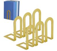 Heavy Duty Book Ends - Stackable Non Slip Shelf Organizers