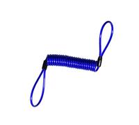 Heavy Duty Cable Recordatorio de Candado de Disco Moto, 5 Colores - azul