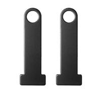 Heavy Duty Casco Lock Anti-Theft PIN Bloqueo de la hebilla de la cadena Cerradura de la motocicleta Secure Gear 2pcs (negro)