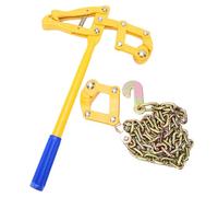 Heavy Duty Chain Strainer, Wire Fence Tightening Tool for Farm Fences and Barbed Wire, Compact Tension Puller for Cattle Barn, Fence Installation, and Field Work, 1 Piece