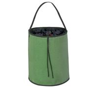 Heavy Duty Charcoal Storage, Pellet Bucket Holder with Carry Handle Design, Outdoor BBQ Container with Lid System, Wood Pellet Storage Box Strong Grip Build, Grill Organizer for Backyard