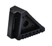 Heavy Duty Chocks - Rubber Wheel Stoppers for Vehicles | Compact 19.5x10x15cm Size, 2000g Weight, Long Lasting Anti Skid Design for Trucks Trailers Cars Toolbox Outdoor Automotive Parking