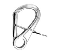 Heavy Duty Clips | Double Self Locking Reinforced Clip System | Large Climbing Carabiner Connector | High Strength Utility Attachment Tool | Auto Motorcycle Camping Boating Marine Outdoor Backpack Gym