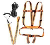 Heavy Duty Deer Drag Harness - Reflective Hunting Drag Strap, Adjustable Shoulder Strap With Comfort Grip Handle, Outdoor Hunting Accessory | 400 Lbs Capacity Deer Dragging Gear For Elk Wild Boar, Me