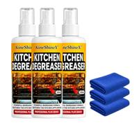 Heavy Duty Degreaser, Fast-acting grease removal, suitable for grills and smokers, easy spray application, outdoor use (3 Pcs)