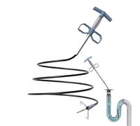 Heavy-Duty Drain Grabber, 4-Claw Hair Remover Tool, 63 Inches Reacher with PP Stainless Steel Build, Bendable Spiral Cleaner, Drain Tool with Flexible Design, Hair Remover for Bathroom and Kitchen