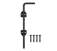 Heavy Duty Drop Rod Gate Stopper Hardware - Iron Locking Latch with Pin and Bar | Universal Outdoor Fence Gate Latch for PVC Doors Pool Enclosures Farm Gates Garden Entrances