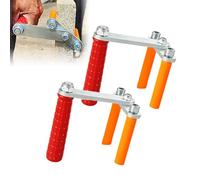 Heavy Duty Drywall Carrier Tool with Nonslip Handle, Ergonomic Panel Lifting Clamp for Drywall, Plywood, Doors, Granite & Slabs, Back Saver Board Carrier for Moving & Constructions (1 pairs)