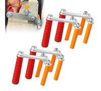Heavy Duty Drywall Carrier Tool with Nonslip Handle, Ergonomic Panel Lifting Clamp for Drywall, Plywood, Doors, Granite & Slabs, Back Saver Board Carrier for Moving & Constructions (2 pairs)