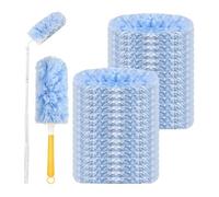 Heavy Duty Duster Refills - Double Sided Electrostatic Dust Removal Pads for Home Cleaning | Microfiber Static with Attraction Design, Reusable Cleaning Heads for Furniture Car Window TV Office Use