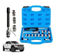 Heavy Duty Engine Injector Seat Cutter, Carbon Cleaner Reamer Set,
