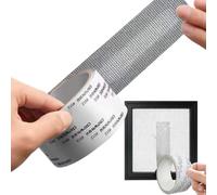 Heavy Duty Fiberglass Mesh Screen Repair Tape Strong Adhesive Cuttable Window Door Net Patch Roll Anti Barrier Long Service Life Suitable For Outdoor Indoor Tent RV Camper Caravan Porch Balcony
