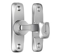Heavy Duty Flipping Latch, Aluminum Alloy Door Latch, 3.11 Inches Swing Latches with Anti-Theft Design, Security Hardware, Door Lattch with Sturdy Build, Gate Latches for Barn Garage Fence