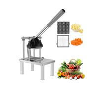 Heavy Duty French Fries Cutter with Press Handle Commercial Vegetable Fruit Slicer Dicer (BPA Free, No FDA)