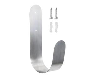 Heavy Duty Hose Hanger - Stainless Steel Hose Stand Organizer, Strong Wall Mounted Storage Hook, Space Saving Water Support Rack Garden Maintenance Accessory | For Backyard Patio Shed Outdoor Use