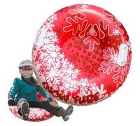 Heavy Duty Inflatable Snow Sled With Handles | Winter Kids Toys For Activities Rescue Sledding Sports Beach Adventure Backyards Gardens Skating Skiing Fishing Sand Christmas