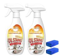 Heavy-Duty Kitchen Degreaser Foam Cleaner,2026 New Upgrade Kitchen Cleaner, Multi functiona Foam Cleaner Spray,for Appliances Countertops Range Hoods (2Pcs)