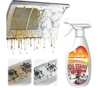 Heavy-Duty Kitchen Degreaser Foam Cleaner - Multipurpose Oil Stain Remover Spray, Kitchen Oil Cleaner, Multi Function Foam Cleaner Spray for Appliances Countertops Range Hoods