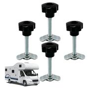 Heavy-Duty L Track Accessories, Galvanized Steel Bolt Down Points, Ergonomic Anti-Slip Rail Fittings for Vehicles, Airplanes, Cars, Secure Load Management Hardware for Cargo and Tie-Down System
