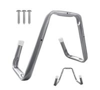 Heavy Duty Ladder Hooks, Garage Storage Hanger, 8.6 Inches Utility Hook with Rubber Coating, Wall Mount Ladder Holder, Steel Storage Hook with Protective Grip, Ladders Hooks for Garden Shed Workshop