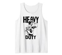 Heavy Duty Lift Heavy Get Big Halterofilia Love Gym Fitness Camiseta sin Mangas