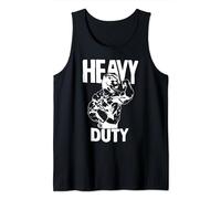 Heavy Duty Lift Heavy Get Big Halterofilia Love Gym Fitness Camiseta sin Mangas