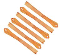 Heavy Duty Loop Tie Down Straps - 6 Pack Cargo Securing Rope | Trailering Fixing Cords for Lawn Tools, Camping Gear, Wheelchair Transport, Motorcycle Accessories, Outdoor Utility Fasteners for Truck