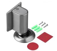 Heavy Duty Magnetic Door Wedge Stopper for Bottom of Door - No Drill Invisible Door Catch Holder, Adjustable Rust-Proof Design to Keep Doors Open for Floor or or Wall Mount