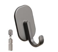 Heavy-Duty Magnetic Hooks, Strong Utility Tool Hooks, 2x1 Inches Traceless Hangers with Powerful Magnet, Durable Metal, Magnetic Hook with Easy Install, Kitchen Accessory for Fridge and Garage