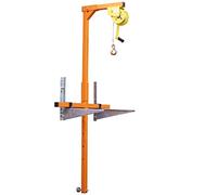 Heavy-Duty Manuale Pieghevole per Sollevamento Condizionatori d'Aria - Cavo di 20m per Installazione Sicura e Facile - Blocco Automatico e Design Compatto