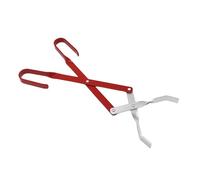 Heavy Duty Metal Tongs - Extra Long Fireplace Log Grabber, Charcoal Turner, Outdoor Camping Barbecue Tool, Fire Pit Accessory | for grilling fireplace log grabber,metal charcoal turner