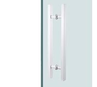 Heavy Duty Modern Glass Door Handle 50cm Push Pull Barn & Office Handle for Commercial Spaces Stylish Entrance Door Hardware Durable Outdoor Door Accessory