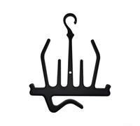 Heavy Duty Multi Hook Hanger para ropa de buceo, incluyendo traje de neopreno, traje seco, aletas, botas y accesorios de esnórquel (negro)