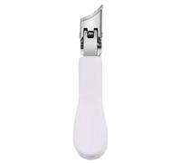 Heavy Duty Nail Clippers - Professional Wide Jaw Trimmer, No Splash Cutter | Slanted Long Handle Toenail cliper for Women, Fingernail Grooming Tool for Home, Travel Kit, Salon Pedicure Care, Personal