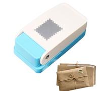 Heavy Duty Paper Punch, Manual Hole Puncher, 5.1x1.96x2.7 Inches Metal Binder with Durable Material, Scrapbook Bag with Portable Feature, Postage Stamp Punch with Precise Design, Craft Accesso