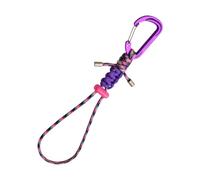 Heavy Duty Paracord Key Lanyard - Carabiner Clip Hook Strap, 10.23in Length, 24g Weight, Polyester Paracord + Alloy + ABS Buckle, Load Bearing 10KG, Outdoor Gear for Bottles Cups Backpacks Hiking