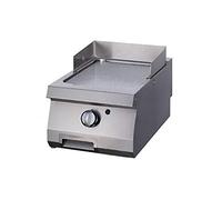 Heavy Duty - Parrilla lisa de gas, color cromado