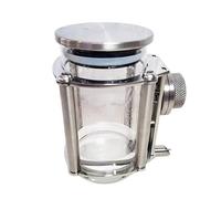 Heavy Duty Parrot Glass Water Bottle, Stainless Steel Pet Water Bottle, Resistant to Gnawing, Firing Pin No-Drip Dispenser, 350ml Large Capacity, for Birds/Parrots/Rabbits/Rodents