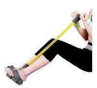 Heavy Duty Pedal Tension Band - Non-Slip Elastic Full Body Trainer Rope, Sit Up Fitness Yoga Strap for Abs Arms Legs Workout | Home Office Outdoor Gym Exercise Equipment for Men Women Adults