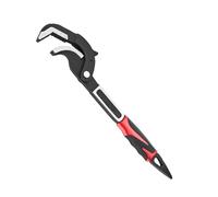 Heavy Duty Pipe Wrench, Adjustable Wrench Spanner, Portable Pipe Pliers, Compact Pliers Tool, High-Carbon Steel, Plumber Tool, Anti-Slip Handle for Water Pipe Installations, Nuts, Bolts, Screws