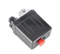 Heavy Duty Pneumatic Compressor Pressure Switch 240V 16A | 4 Ports 90-120 PSI for Dependable Control | Long Lifespan 5 Billion Actuations | Red ON/OFF Knob 12MM Thread