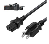 Heavy-Duty Power Station Charging Cable, Fast Charging Cable for Jackery Explorer 2000/1500/1000 Pro,Ecoflow Delta/River Series,Bluetti EB3A;Anker 757/767,125Volt 15Amps Universal AC Power Cord(6FT)