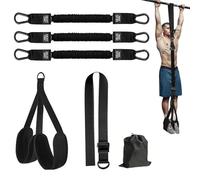 Heavy-Duty Pull Up Workout Band, 2025 New Pull Up Assistance Bands for Strength Training. Heavy Duty Resistance Bands for Strength Training - Height Adjustable (Black,225LB)