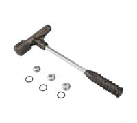 Heavy Duty Puller Hammer Set 3 Adaptadores Acero (negro) | Cabeza de acero de alto carbono, resistente a los golpes, resistente al desgaste, 3 adaptadores incluidos