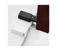 Heavy Duty Push To Open Cabinet Hardware 4pc Magnetic Push Latch Lock for Door Touch Latches Rv Closet Metal Black 2024 New 2025